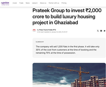 Prateek Group Coverages