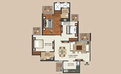 grand city 3bhk (optima)