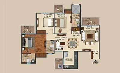 grand city 3bhk (elite)