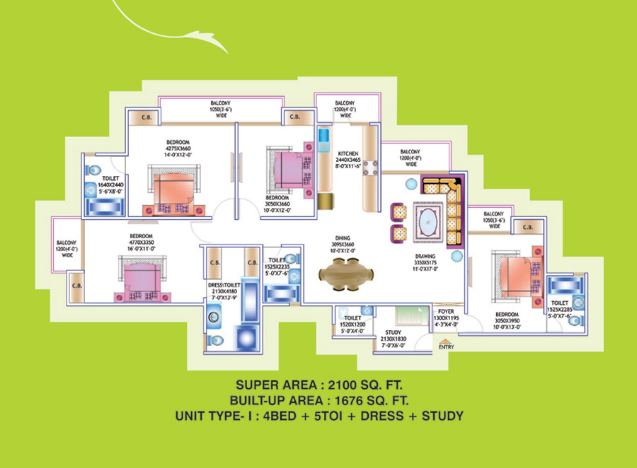 Unit Plans Prateek Laurel Sector 120 Noida