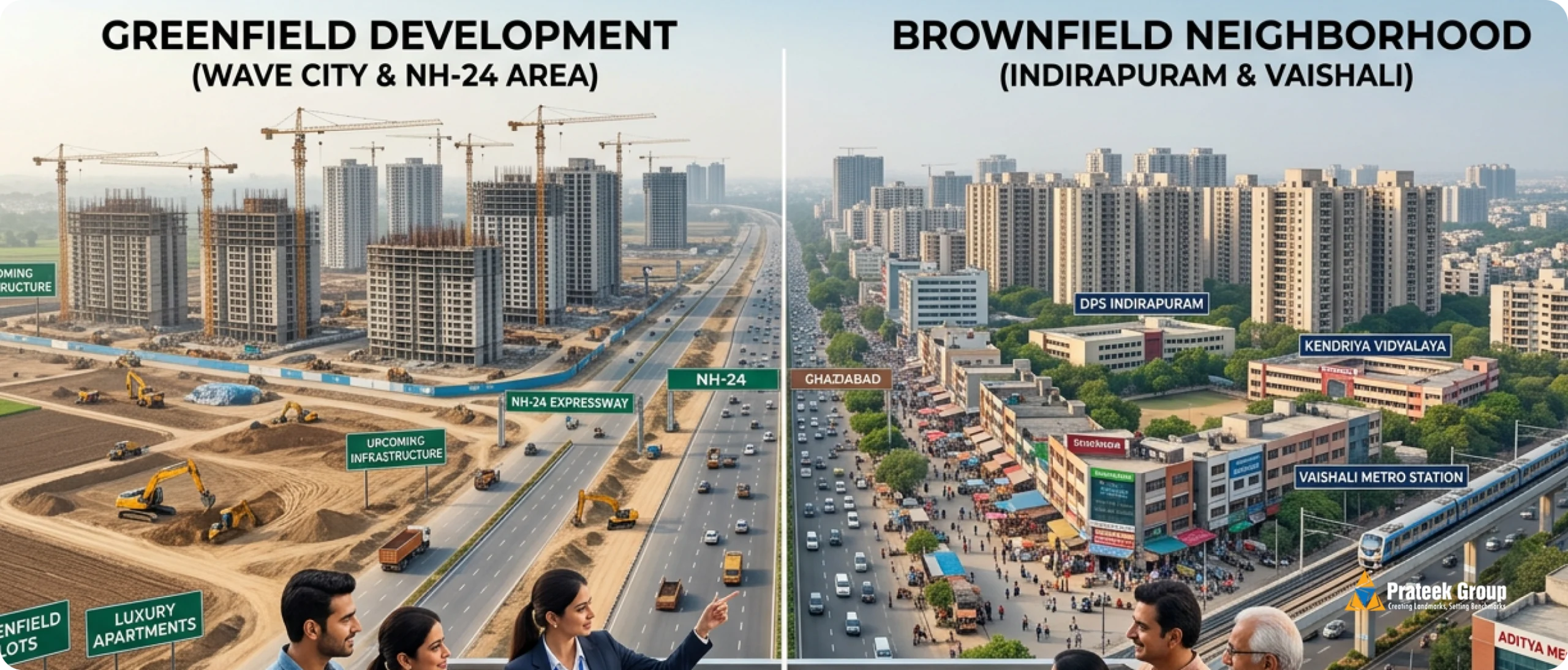 Greenfield vs Brownfield Development in Ghaziabad_ What Every Homebuyer and Investor Must Know