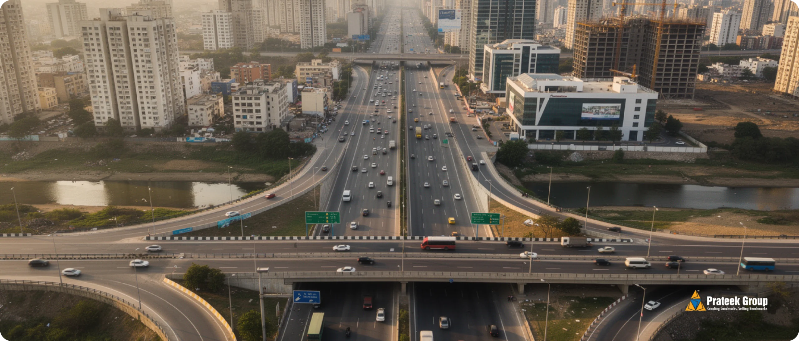 Noida's 10-Lane Yamuna Pushta Road and Chilla Connector