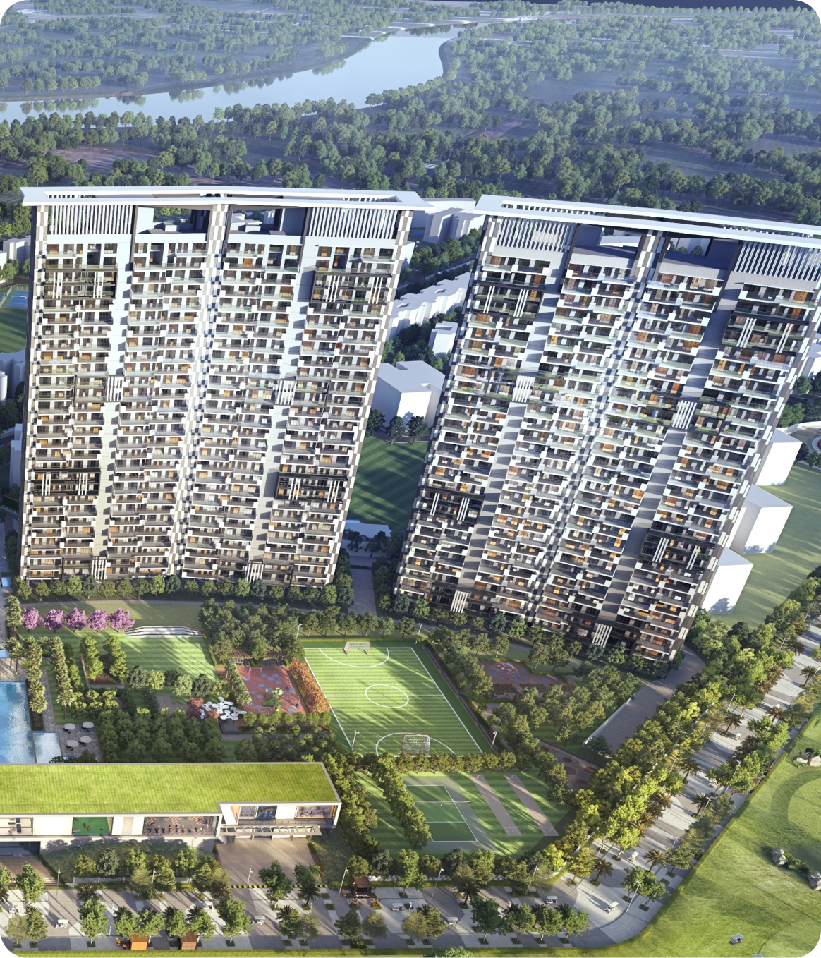 Prateek Canary, Sector 150, Noida 4BHk flats