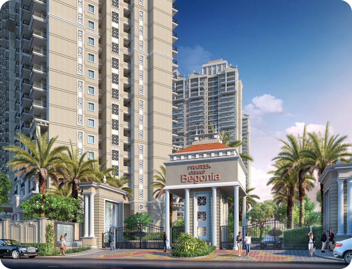 Prateek Grand Begonia 2 3 bhk flats in ghaziabad