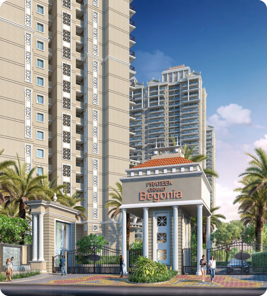 Prateek Grand Begonia, Siddharth Vihar living in delhi