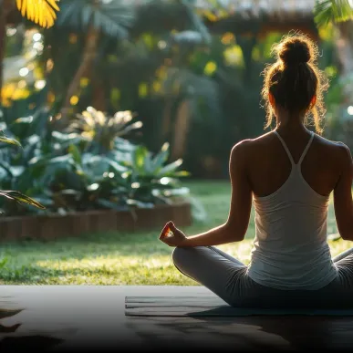 Yoga-meditation lawn