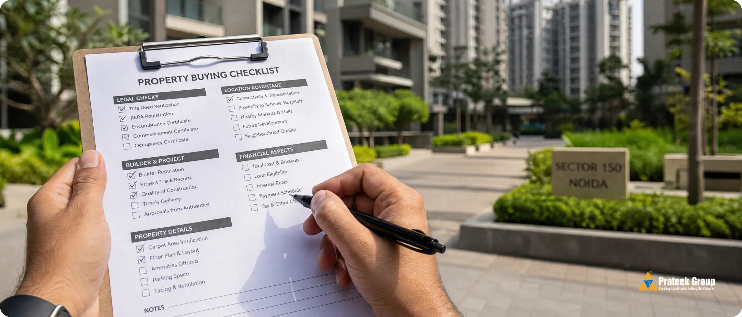 A practical buyer checklist before booking in Noida