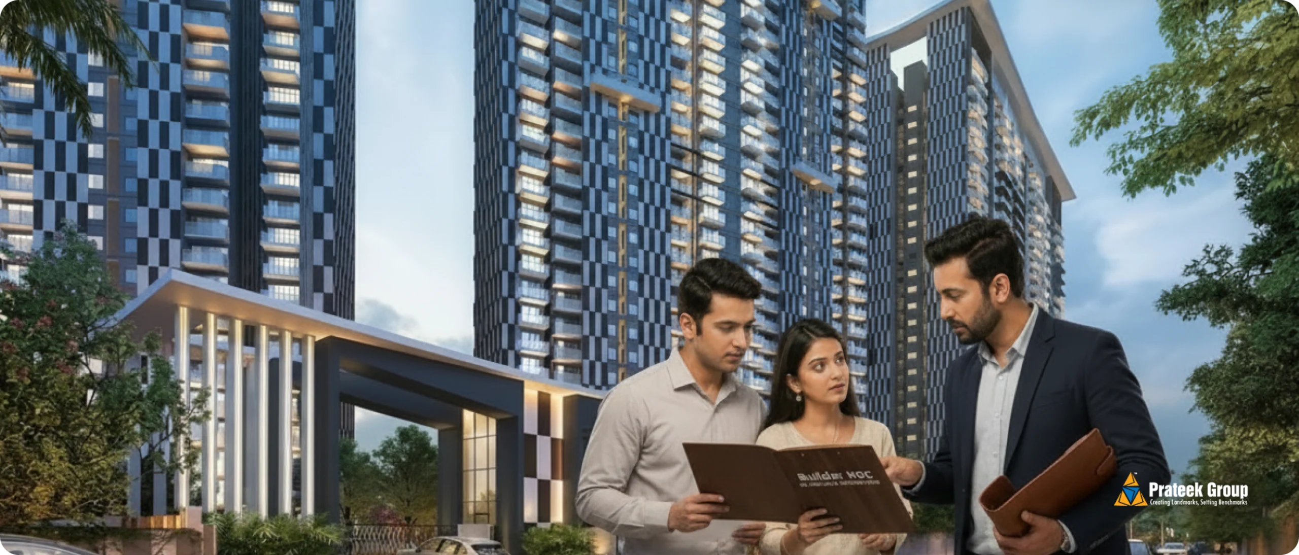 Builder NOC in Prateek Group property transfer