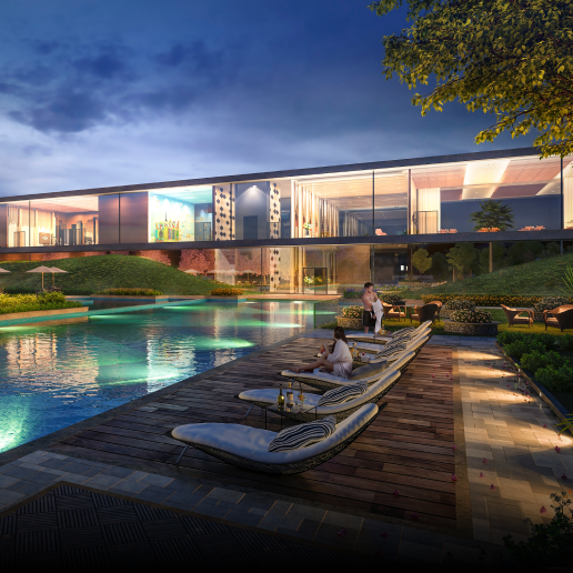 Clubhouse with indoor recreation