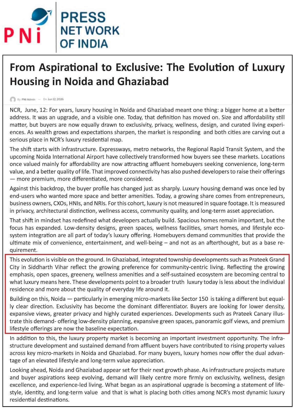 From Aspirational to Exclusive: The Evolution of Luxury Housing in Noida and Ghaziabad