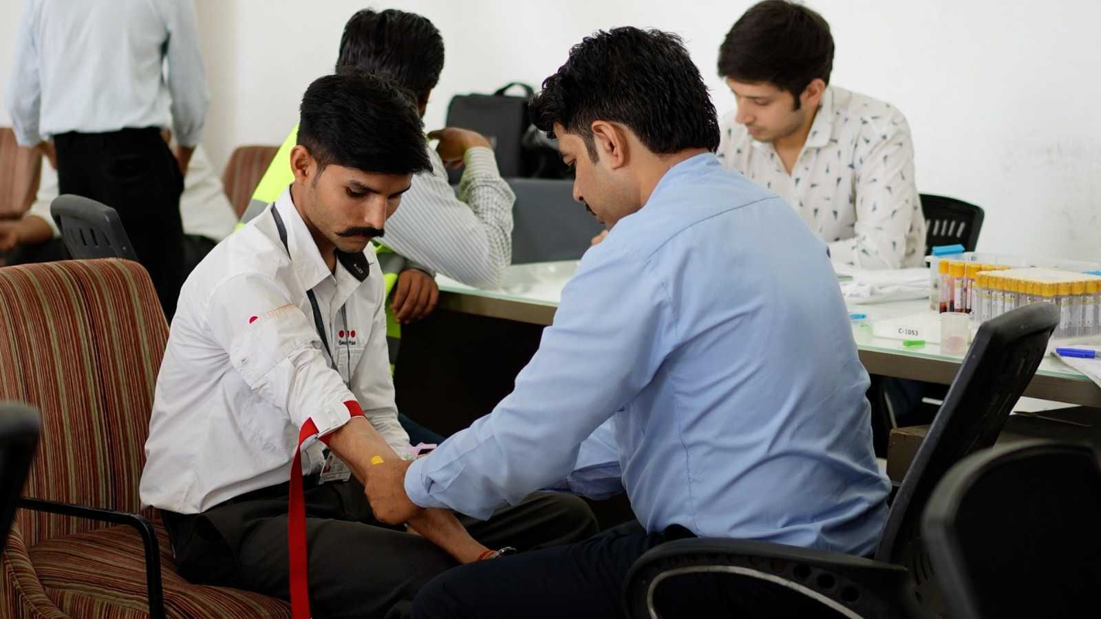 Prateek Group Marks Labour Day with Health Camp