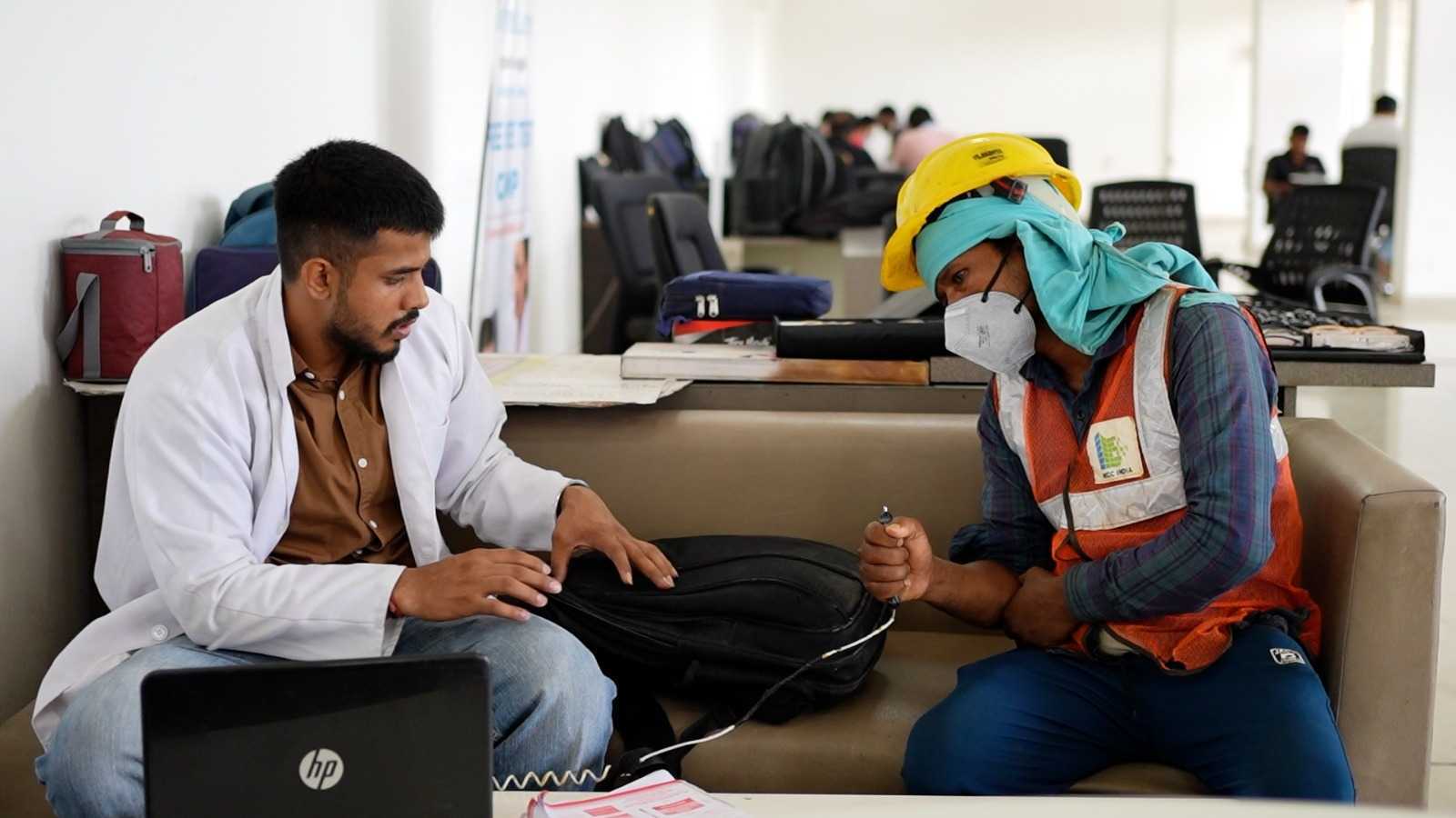 Prateek Group Marks Labour Day with Health Camp