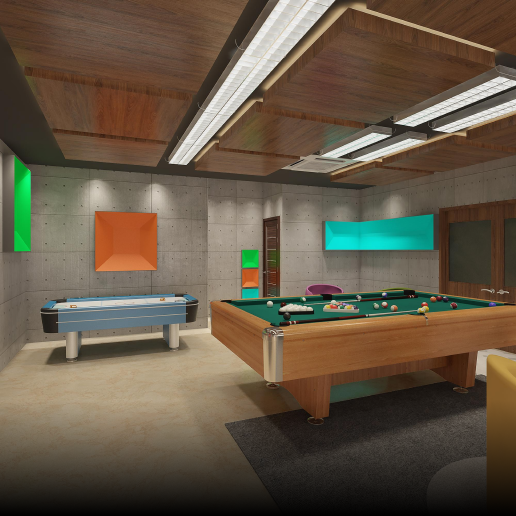Indoor games zones