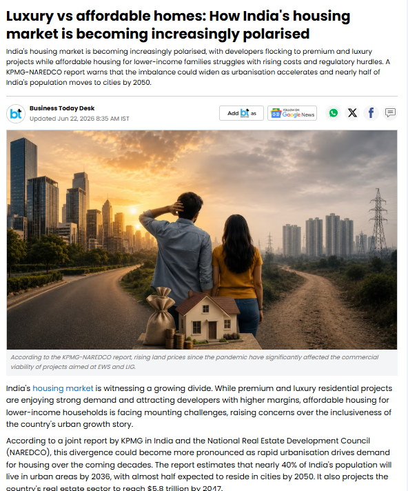 Luxury vs affordable homes: How India’s housing market is becoming increasingly polarised