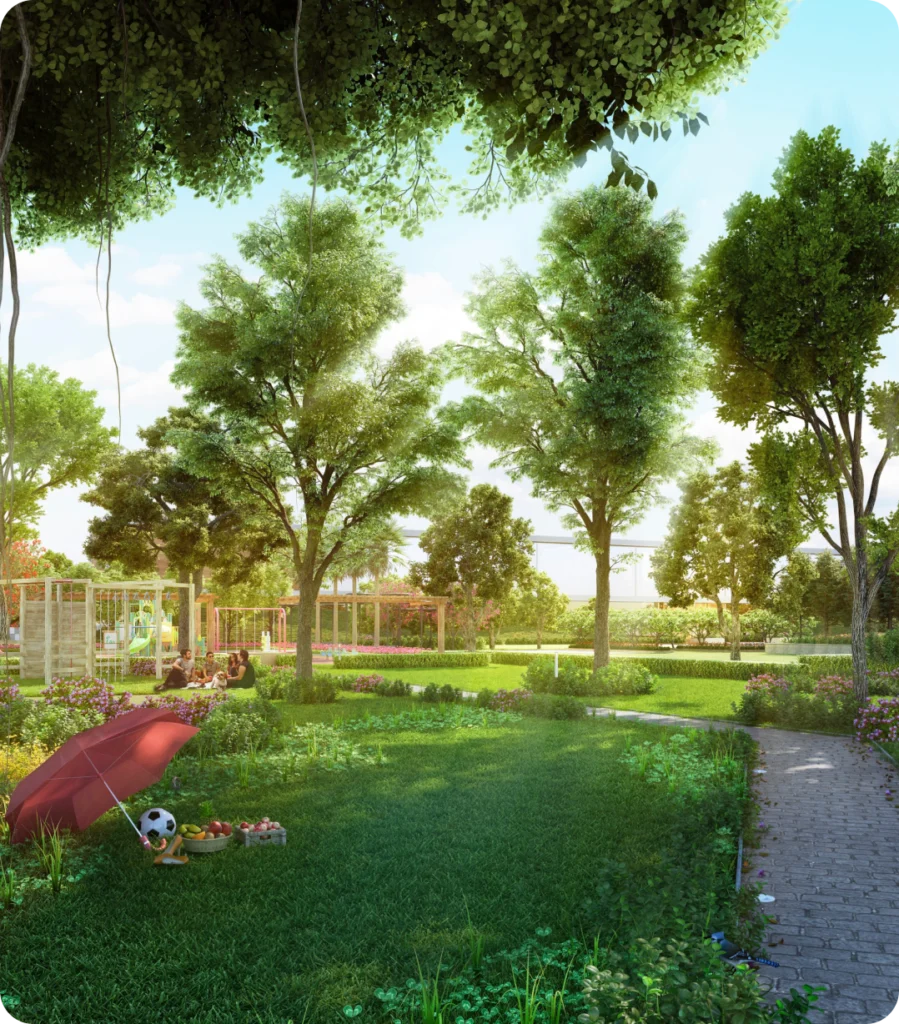 Open Green Areas and Peaceful Outdoor Spaces Within the Community