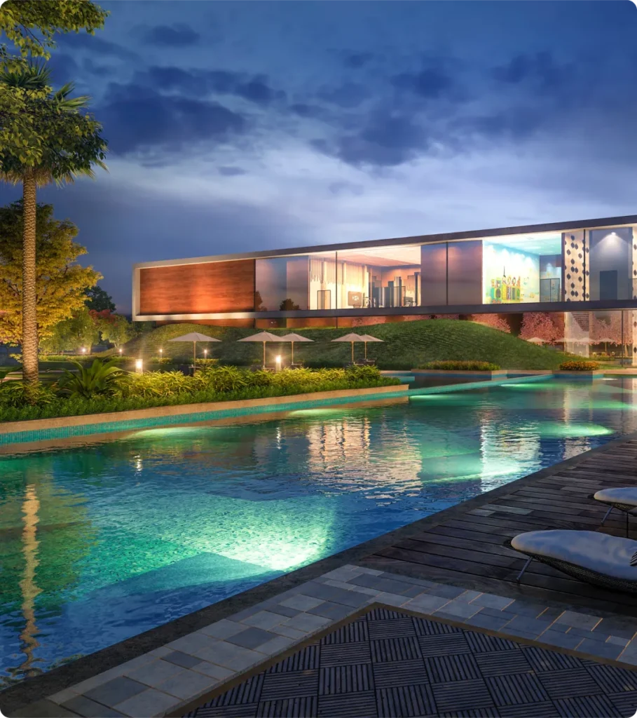 Open Green Living and Retreat Spaces Across the Community