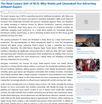 The New Luxury Belt of NCR: Why Noida and Ghaziabad Are Attracting Affluent Buyers