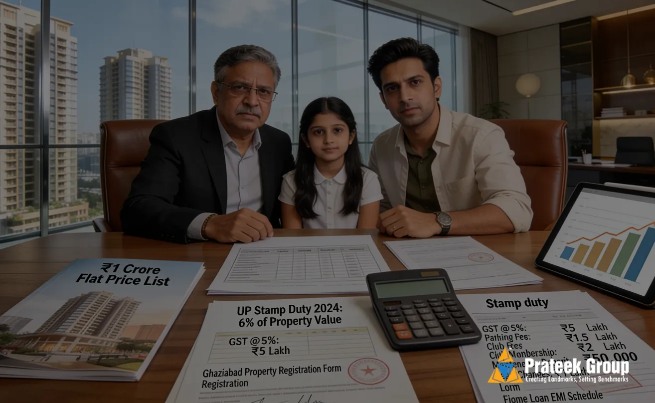 Total cost of buying a flat in Noida and Ghaziabad_ stamp duty, registration, and hidden charges