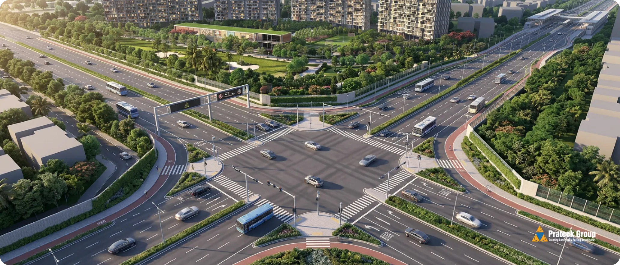 Road capacity, traffic and safety