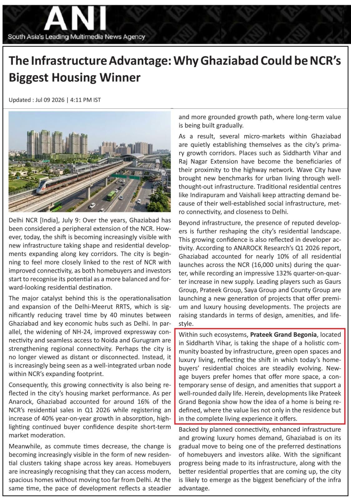 The Infrastructure Advantage: Why Ghaziabad Could be NCR’s Biggest Housing Winner