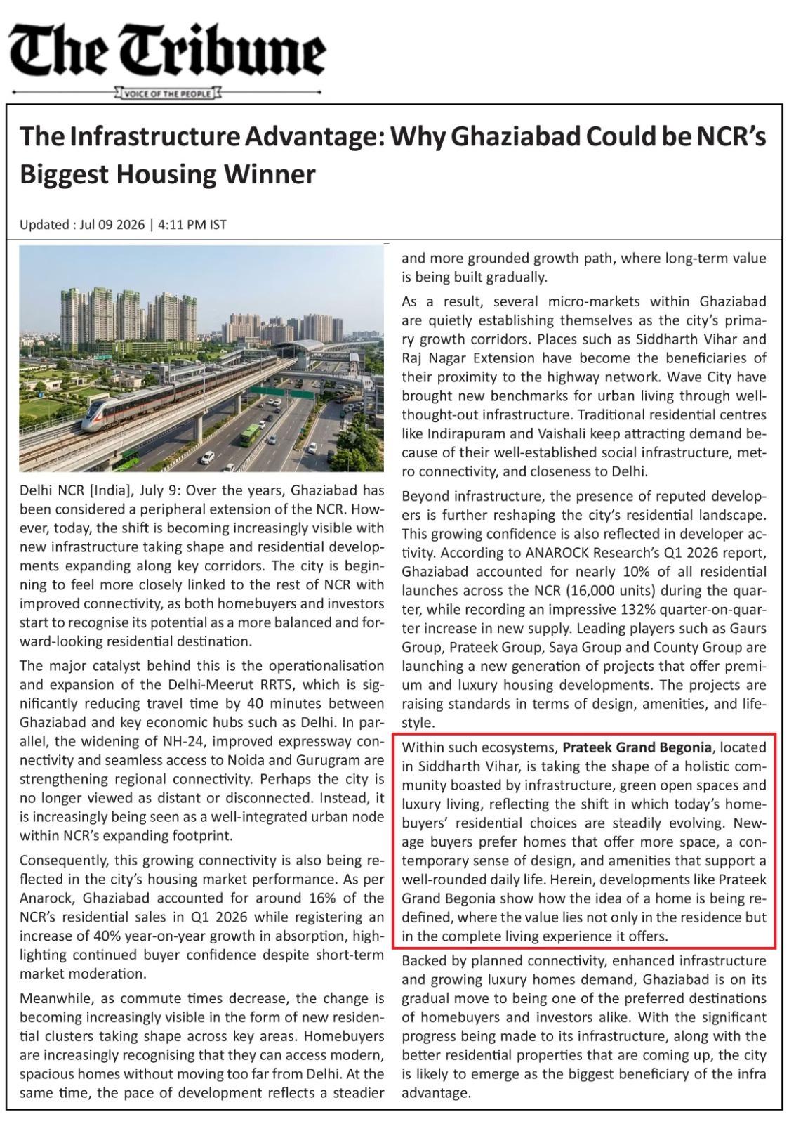 The Infrastructure Advantage: Why Ghaziabad Could be NCR’s Biggest Housing Winner