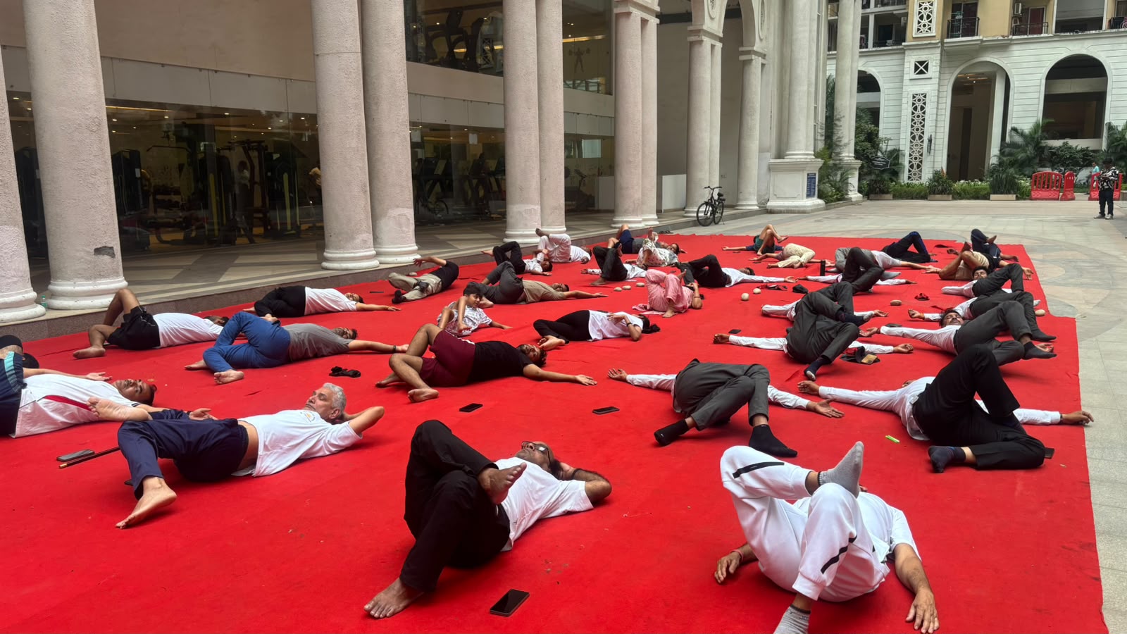 Prateek Grand City Celebrates International Yoga Day with Community Wellness Session