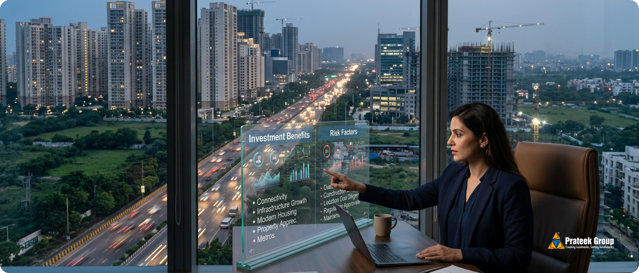 Benefits and Risks of Investing Near Noida Expressway