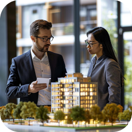 Buyer Comparing 3 BHK and 4 BHK Options