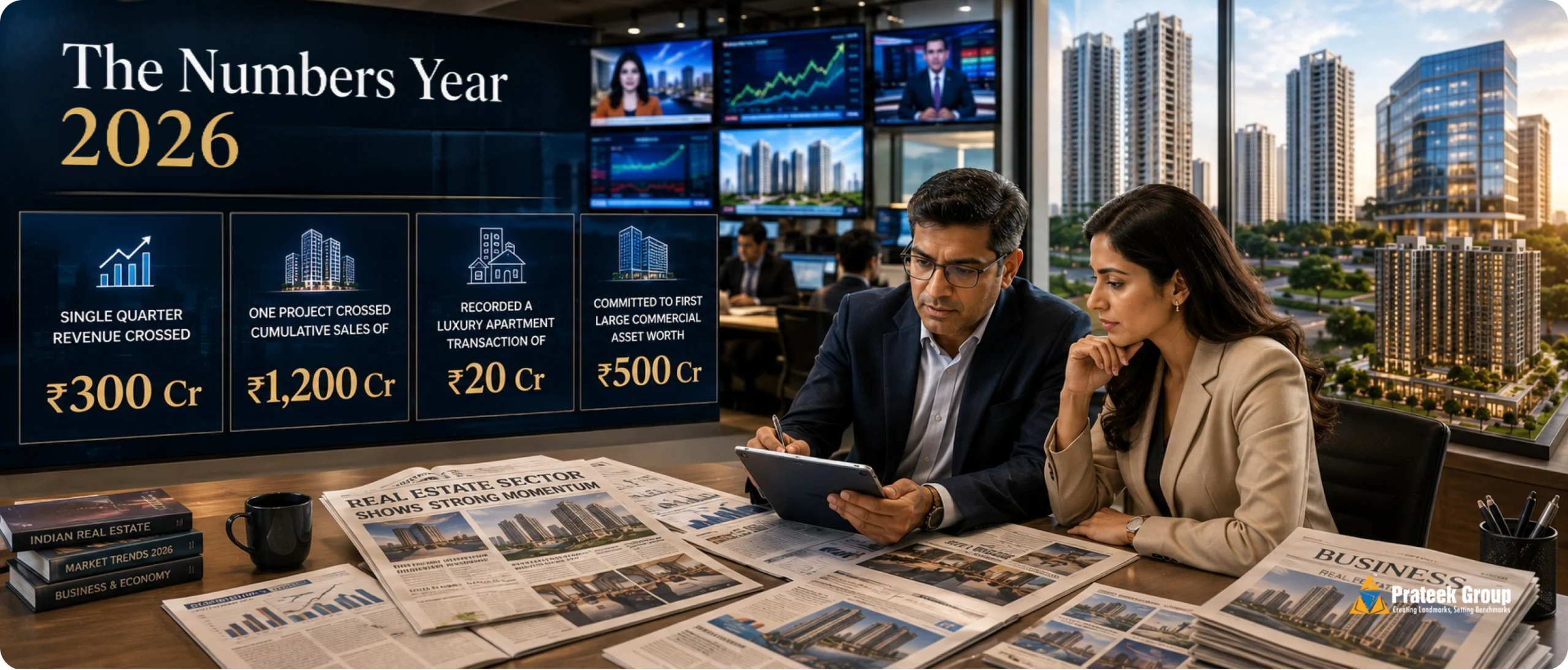 The numbers year_ how India's business press covered Prateek Group in 2026