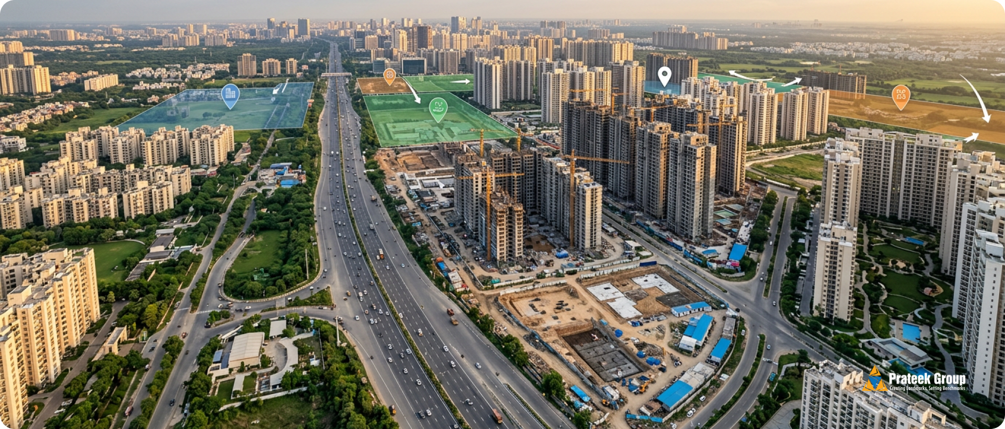What upcoming projects are launching near the Noida Expressway in the Next Year