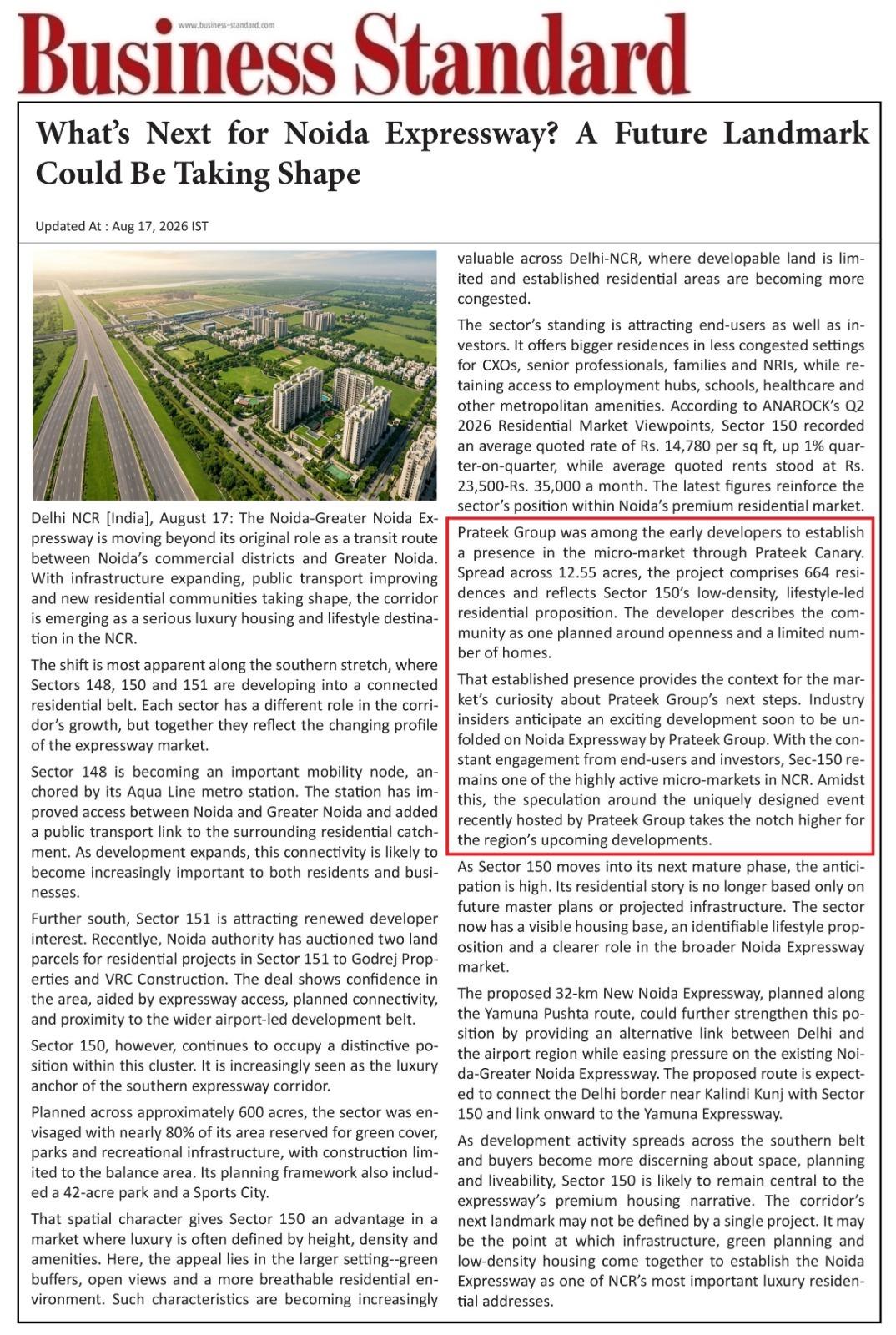 What’s Next for Noida Expressway? A Future Landmark Could Be Taking Shape