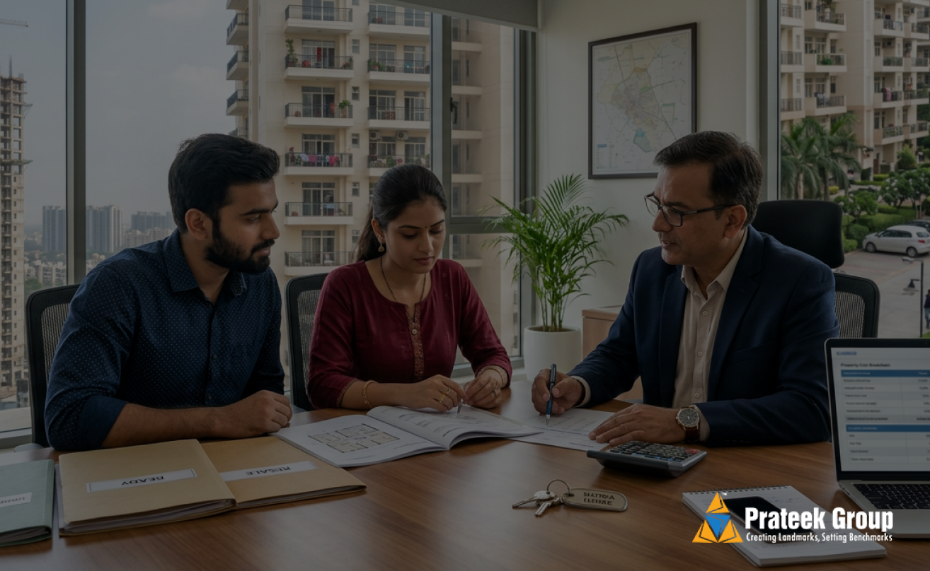GST on residential property in Noida_ worked examples for under-construction, ready and resale homes feature-image