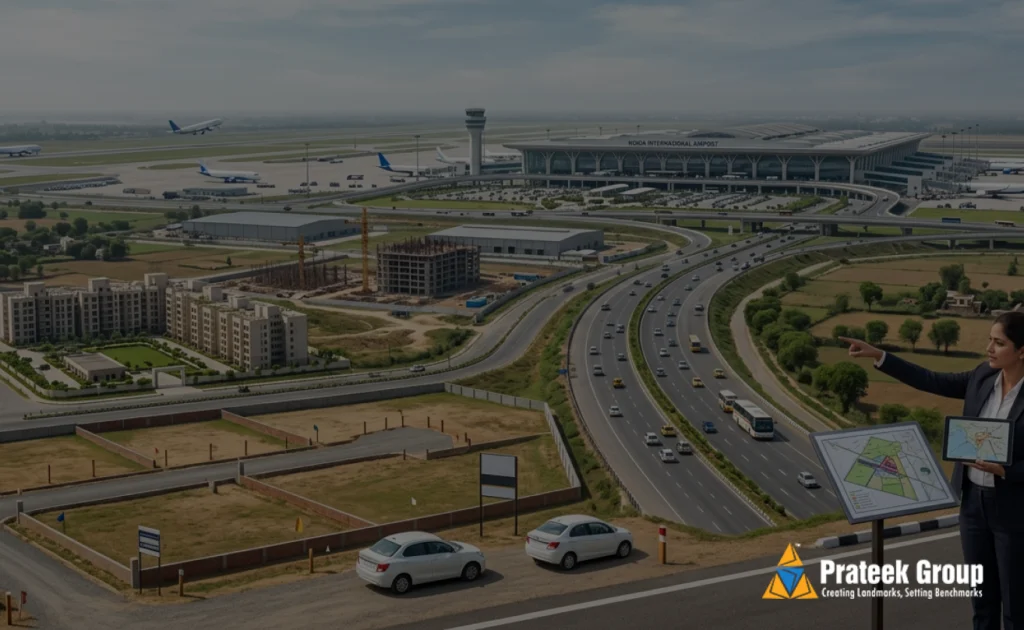 Where is Jewar airport_ Noida International Airport after launch, how to reach it and the plot market around it