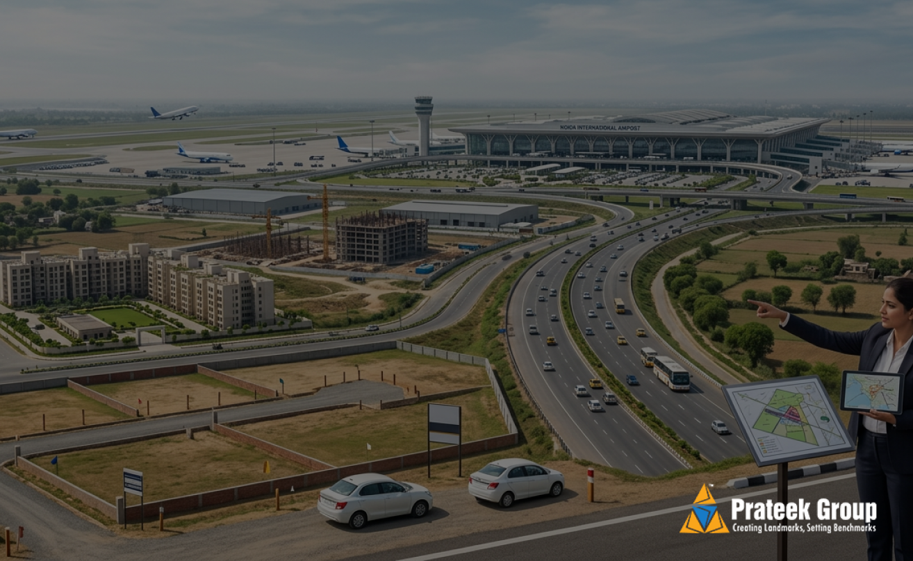 Where is Jewar airport_ Noida International Airport after launch, how to reach it and the plot market around it