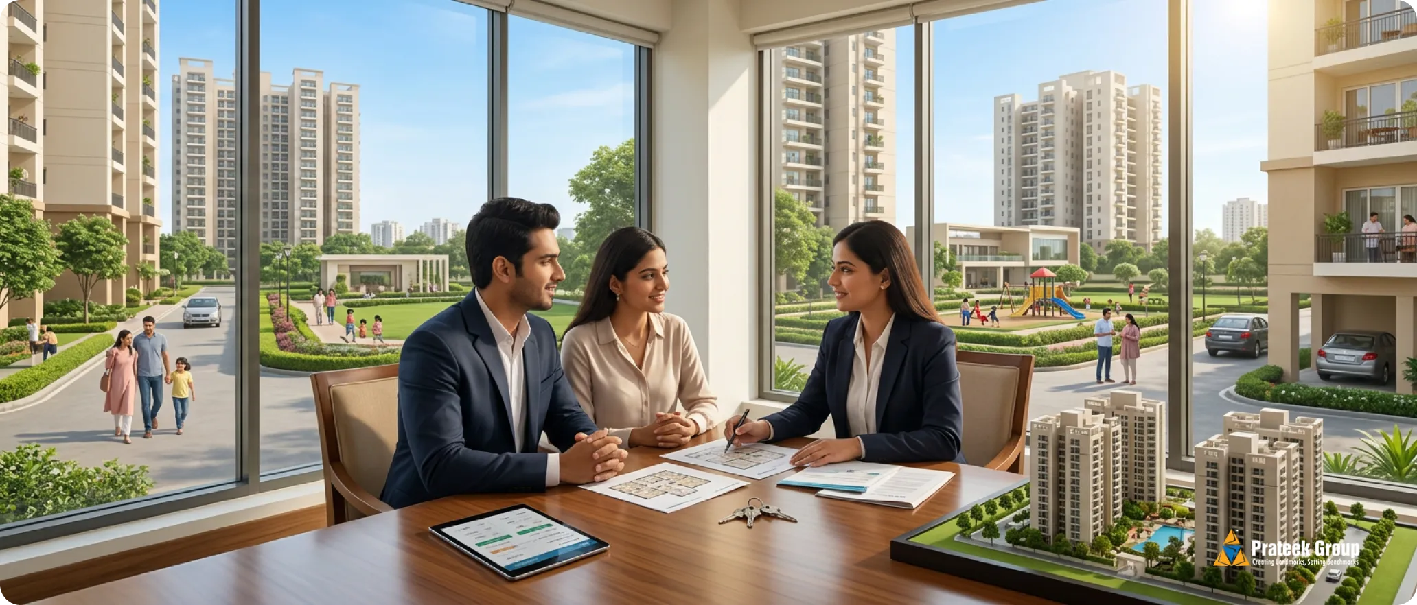prateek grand city price img